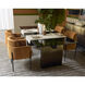 Calvosa Dark Brown / Dark Bronze Dining Table Base